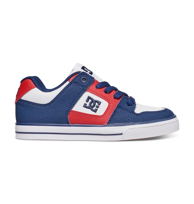 dcshoes, Boy's 4-7 Pure Shoes, BLACK/RED/WHITE (xkrw) 0 Boy's 4-7 Pure Shoes Black 301069A DC Shoes
