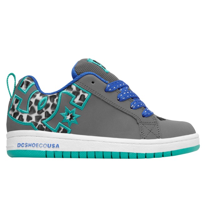 dcshoes, Court Graffik SE - Chaussures basses, GREY/VIVID BLUE (0vb) 0 Court Graffik SE - Chaussures basses 301131B DC Shoes