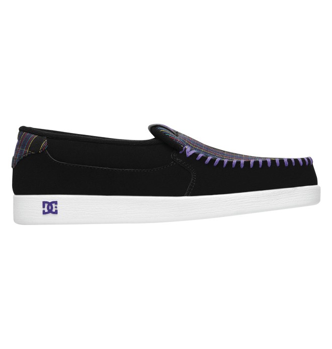 dcshoes, Women's Villain Shoes, BLACK/BLACK PLAID (03p) 0 Women's Villain Shoes 301360 DC Shoes