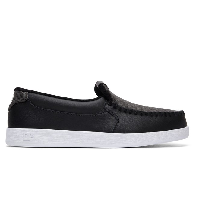 dcshoes, Men's Villain Slip On Shoes, BLACK/WHITE/BLACK (bwb) 0 Men's Villain Slip On Shoes Black 301361 DC Shoes