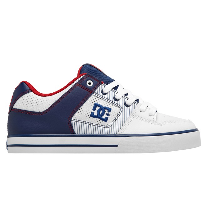 dcshoes, Men's Pure XE Shoes, WHITE/DC NAVY/TRUE R (hdt) 0 Men's Pure XE Shoes White 301722 DC Shoes