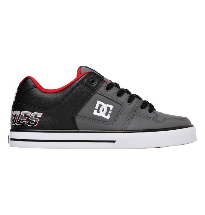dcshoes, Men's Pure XE Shoes, BLACK/ATHLETIC RED/B (kab) 0 Men's Pure XE Shoes Black 301722 DC Shoes
