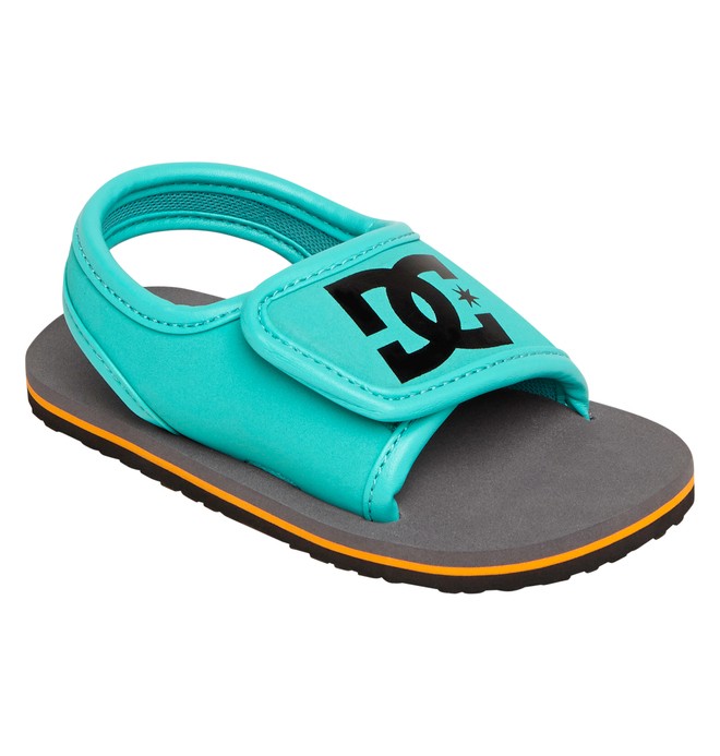 dcshoes, Toddler's Kimo Sandals, AQUA (aqa) 0 Toddler's Kimo Sandals 302183 DC Shoes