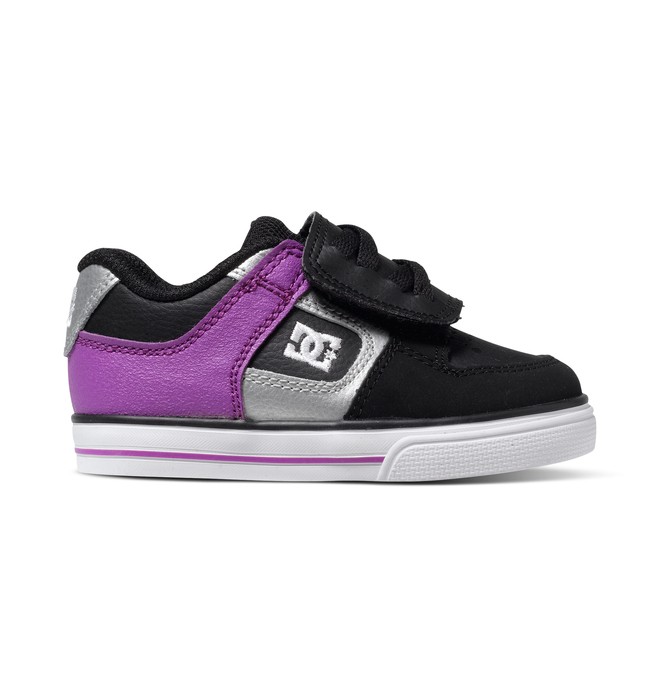 dcshoes, Toddler's Pure V Shoes, BLACK/PURPLE (bpu) 0 Toddler's Pure V Shoes Black 302194 DC Shoes