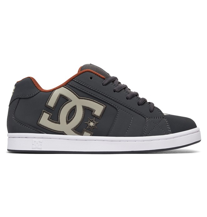 dcshoes, Men's Net Shoes, DK SHADOW/WHITE/ATHLETIC RED (dwa) 0 Men's Net Shoes Grey 302361 DC Shoes