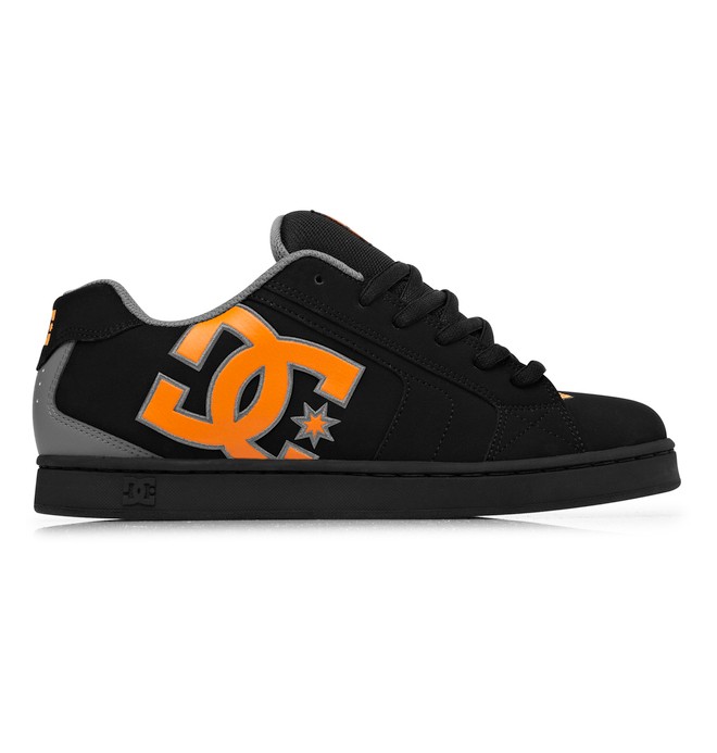 dcshoes, Men's Net Shoes, BLACK/FLUORESCENT OR (kfo) 0 Men's Net Shoes Black 302361 DC Shoes