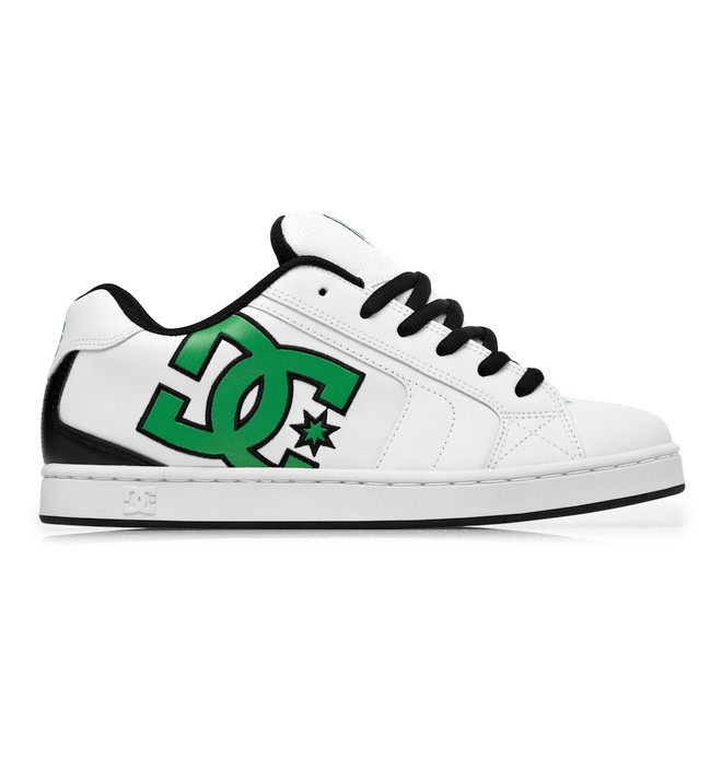 dcshoes, Men's Net Shoes, WHITE/BLACK/GREEN (wbn) 0 Men's Net Shoes White 302361 DC Shoes