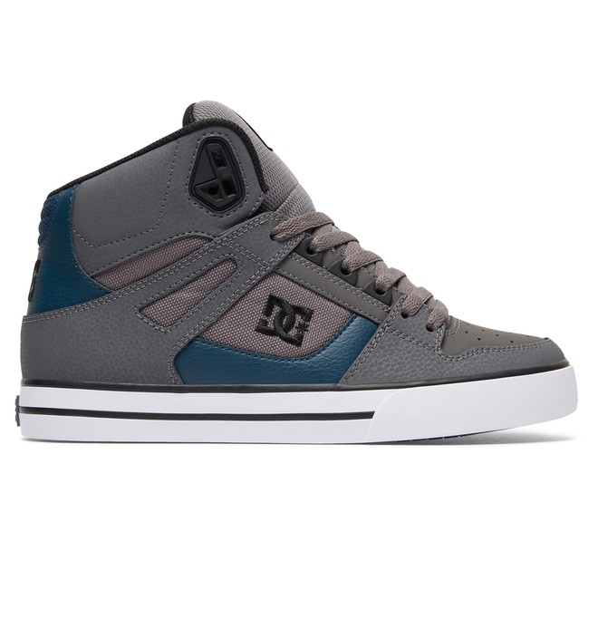 dcshoes, Spartan High WC - High-Top Shoes, GREY/GREEN (ggb) 0 Spartan High WC - High-Top Shoes Grey 302523 DC Shoes