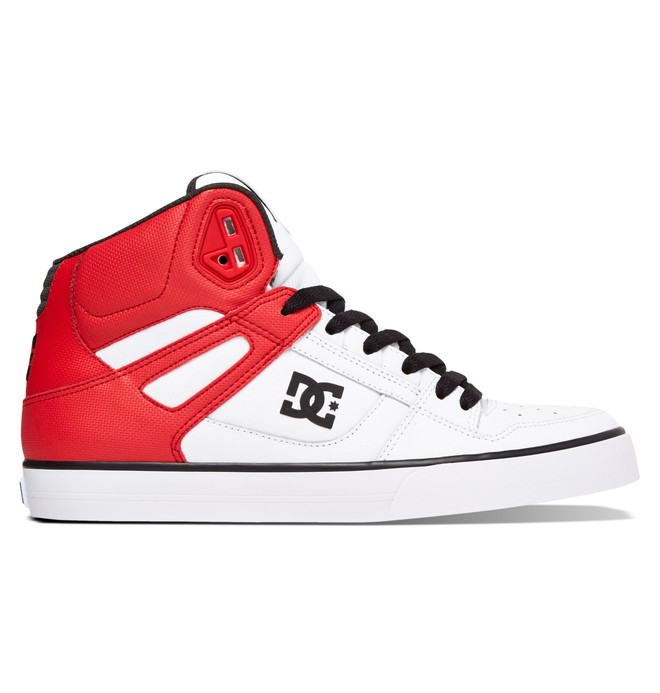 dcshoes, Men's Spartan WC High-Top Shoes, RED/WT/BLK (rwb) 0 Men's Spartan WC High-Top Shoes Red 302523 DC Shoes