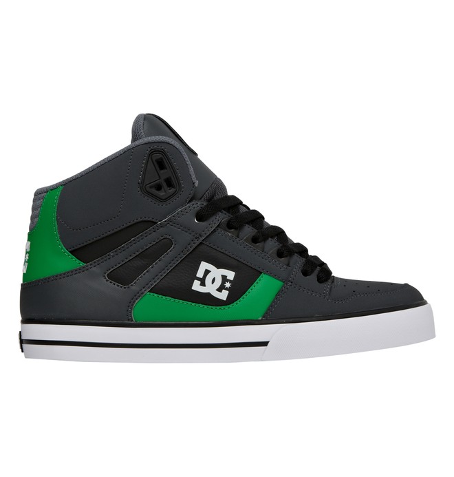 dcshoes, Men's Spartan WC High-Top Shoes, GREY/BLACK/GREEN (xskg) 0 Men's Spartan WC High-Top Shoes Grey 302523 DC Shoes