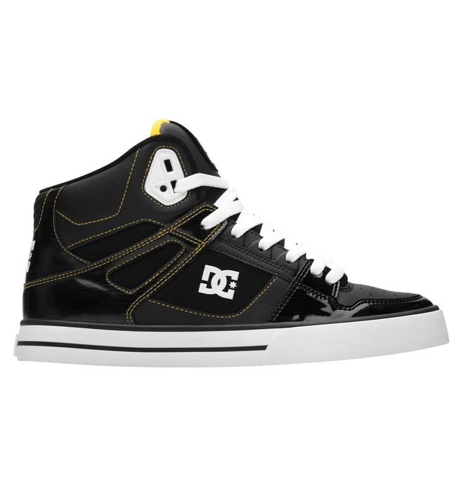 dcshoes, Men's Spartan WC High-Top Shoes, BLACK/WHITE/YELLOW (bwy) 0 Men's Spartan WC High-Top Shoes Black 302523 DC Shoes