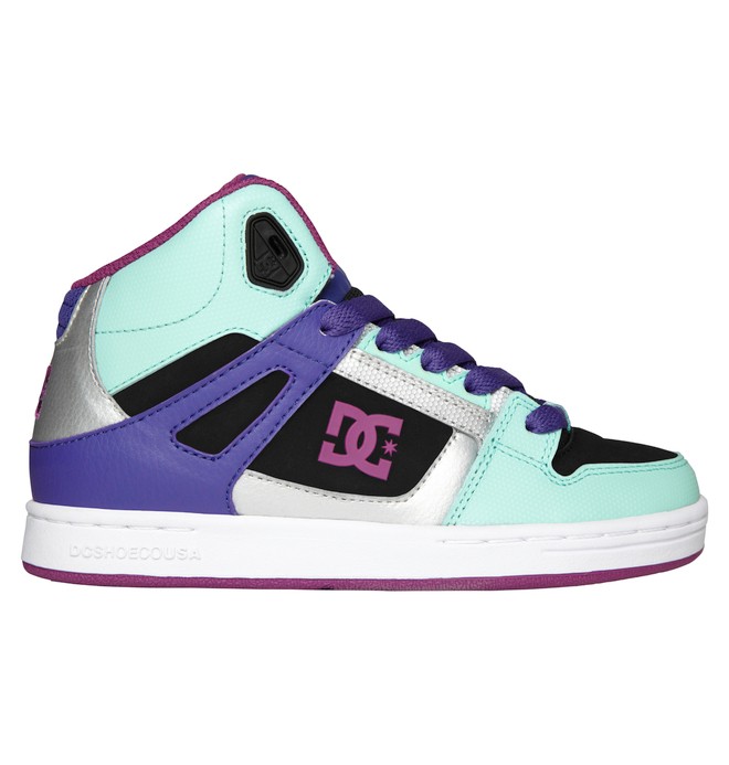 dcshoes, Kid's 4-7 Rebound High-Top Shoes, MINT (333) 0 Kid's 4-7 Rebound High-Top Shoes Green 302676A DC Shoes