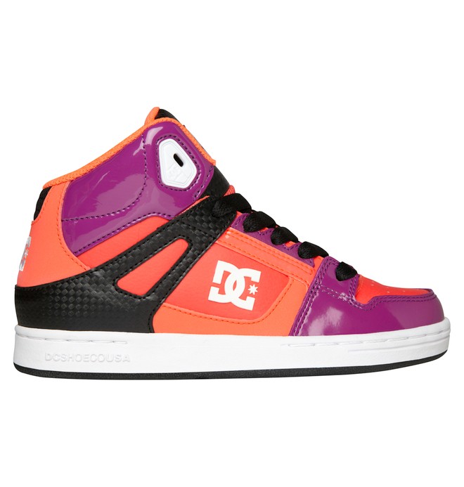 dcshoes, Kid's 4-7 Rebound High-Top Shoes, PURPLE (pur) 0 Kid's 4-7 Rebound High-Top Shoes Purple 302676A DC Shoes