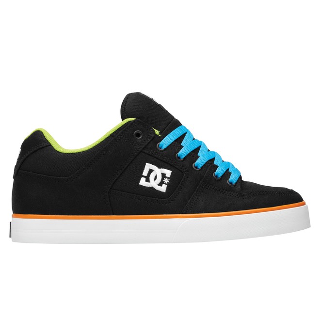 dcshoes, Men's Pure TX Low Top Shoes, BLACK/MULTI (kmi) 0 Men's Pure TX Low Top Shoes Black 302907 DC Shoes