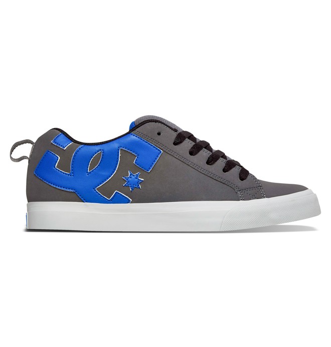 dcshoes, Men's Court Vulc Shoes, GREY/BLUE (gbf) 0 Men's Court Vulc Shoes Grey 303181 DC Shoes