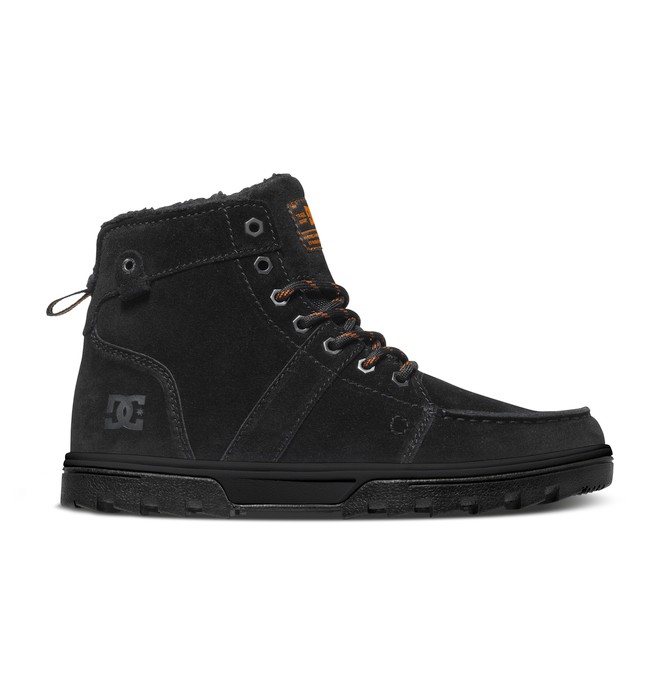 dcshoes, Men's Woodland Outdoor Winter Boots, BLACK/ORANGE (bo1) 0 Men's Woodland Outdoor Winter Boots Black 303241 DC Shoes