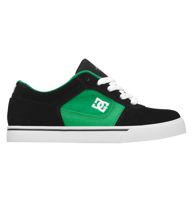 dcshoes, Kid's 4-7 Cole Pro Shoes, BLACK/KELLY GREEN (bkg) 0 Kid's 4-7 Cole Pro Shoes Black 303323A DC Shoes