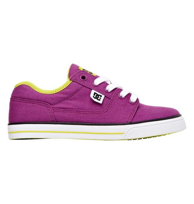 dcshoes, Kids Bristol Canvas Shoes, PURPLE (pur) 0 Kids Bristol Canvas Shoes Purple 303324A DC Shoes