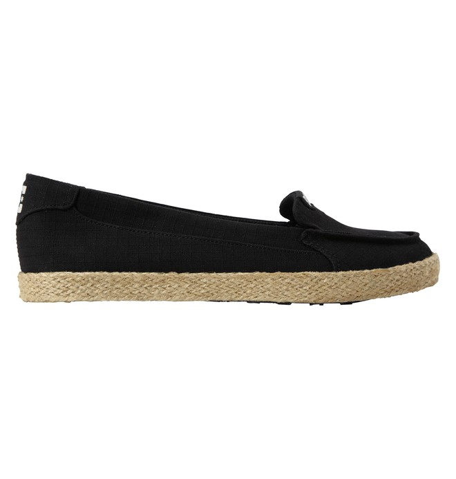 dcshoes, Women's Villainess Jute SE Shoes, BLACK/BLACK (bb2) 0 Women's Villainess Jute SE Shoes 303331 DC Shoes
