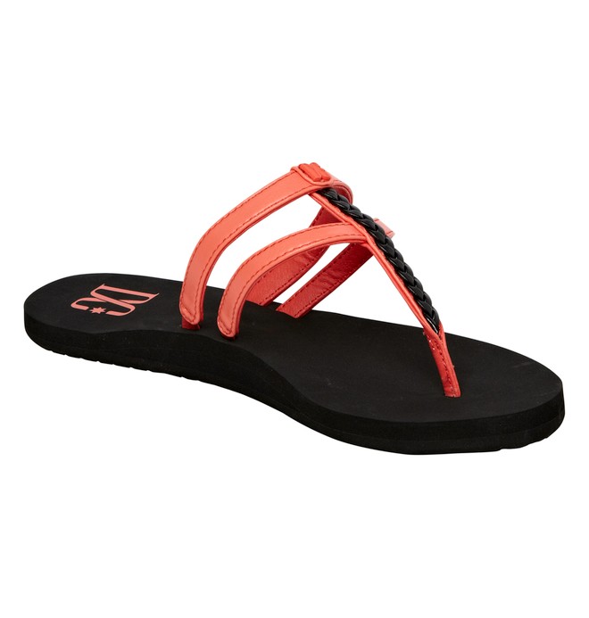 dcshoes, Addison, BLACK/HOT CORAL (kho) 0 Addison Black 303361 DC Shoes
