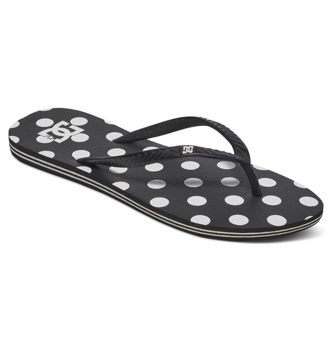 dcshoes, Women's Spray Graffik Sandals, BLACK/WHITE PRINT (bwp) 0 Women's Spray Graffik Sandals Black 303363 DC Shoes