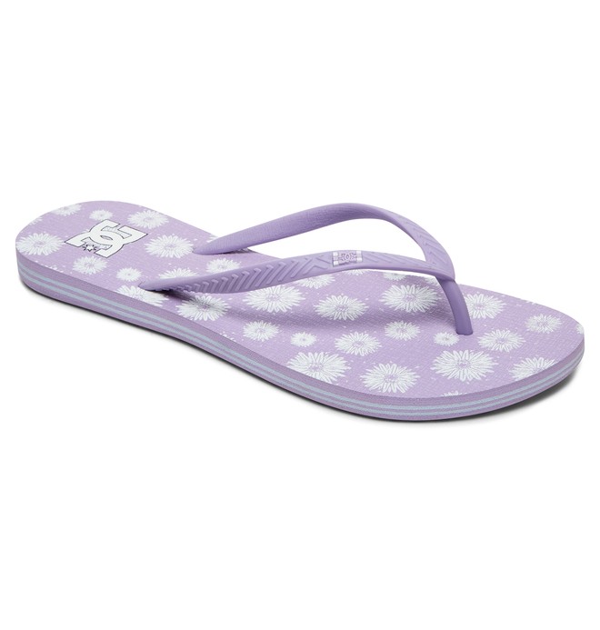 dcshoes, Spray Graffik - Flip-Flops, LILAC (lil) 0 Spray Graffik - Flip-Flops Purple 303363 DC Shoes