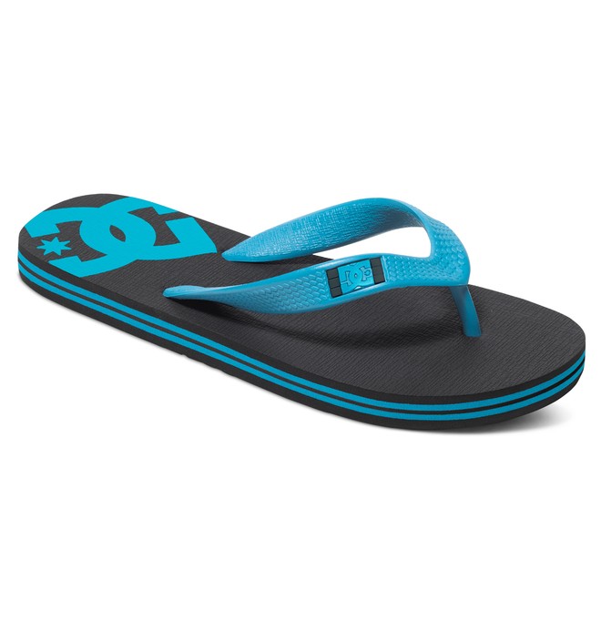 dcshoes, Spray - Flip-Flops, BLACK/BLUE (bkb) 0 Spray - Flip-Flops Black 303387 DC Shoes