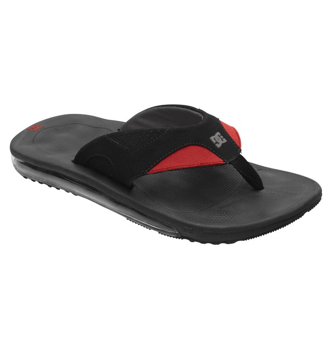 dcshoes, Men's Cruz Sandals, BLK/ATHLETIC RED (bat) 0 Men's Cruz Sandals 303398 DC Shoes