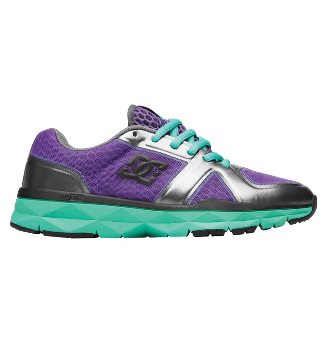 dcshoes, Women's Unilite Trainer Shoes, PURPLE/GREEN (pgr) 0 Women's Unilite Trainer Shoes Green 320054 DC Shoes