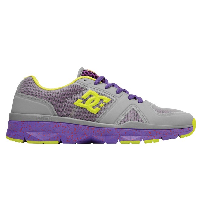dcshoes, Women's Unilite Trainer Shoes, GREY/PURPLE (gp3) 0 Women's Unilite Trainer Shoes Grey 320054 DC Shoes