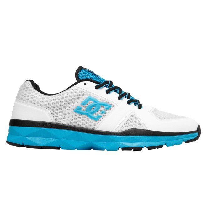 dcshoes, Men's Unilite Trainer Shoes, WHITE/TURQUOISE/BLAC (wtb) 0 Men's Unilite Trainer Shoes Blue 320057 DC Shoes