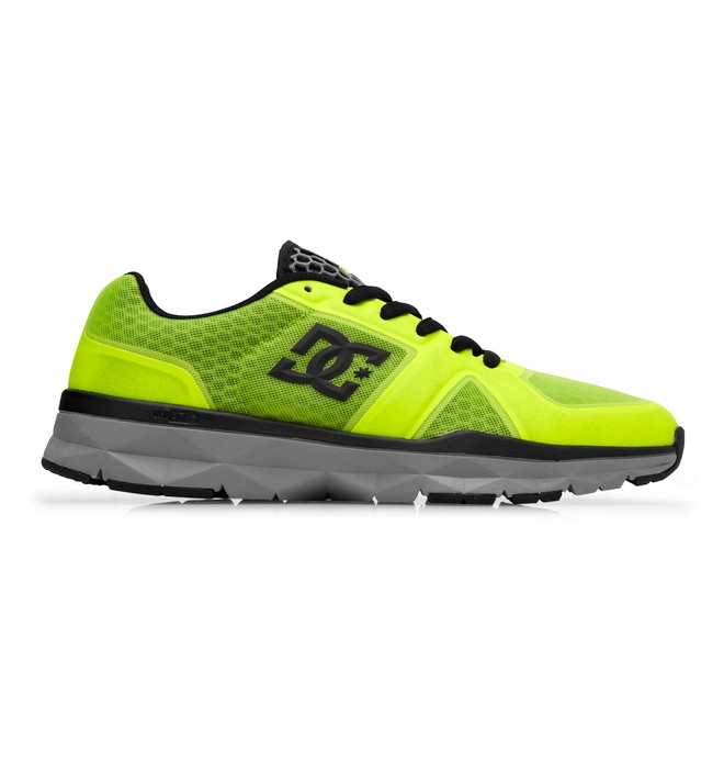dcshoes, Men's Unilite Trainer Shoes, BLACK/FLUORESCENT YE (bfy) 0 Men's Unilite Trainer Shoes Yellow 320057 DC Shoes