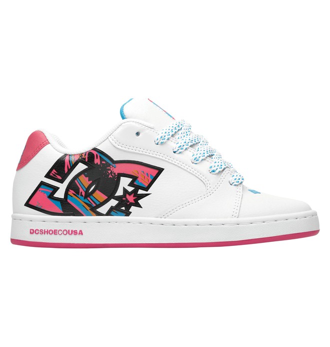 dcshoes, Women's Raif Shoes, WHITE/CRAZY PINK (wcz) 0 Women's Raif Shoes White 320080 DC Shoes