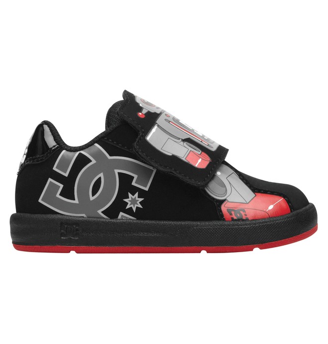 dcshoes, Toddler's Charade Robot UL Shoes, BLACK/BLUE (bkb) 0 Toddler's Charade Robot UL Shoes 320141 DC Shoes