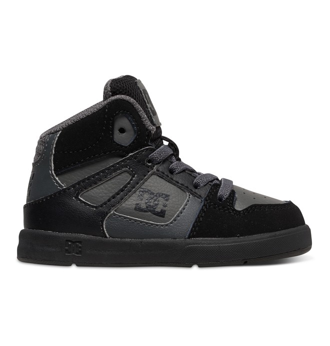 dcshoes, Toddler's Rebound UL High-Top Shoes, GREY/BLACK/GREY (xsks) 0 Toddler's Rebound UL High-Top Shoes Grey 320167 DC Shoes