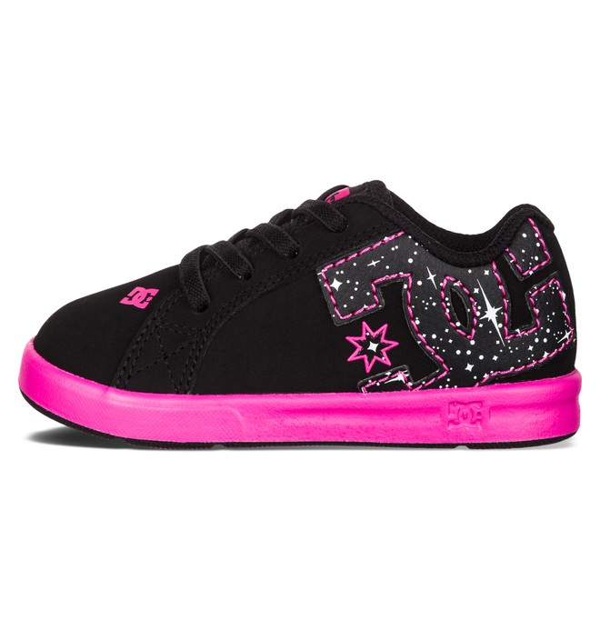 dcshoes, Toddler's Court Graffik Elastic UL Shoes, BLACK GRAPHIC (bgp) 0 Toddler's Court Graffik Elastic UL Shoes Black 320168 DC Shoes