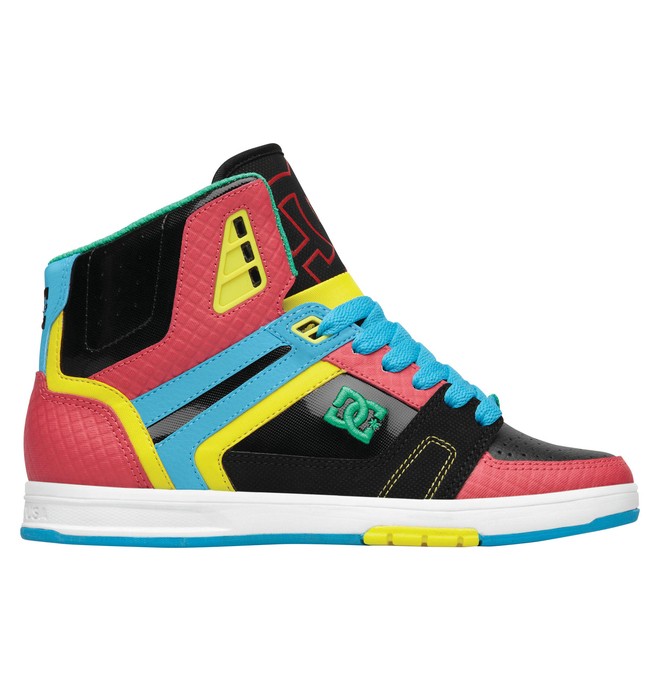 dcshoes, Women's Stance HI Shoes, BLACK/MULTI (kmi) 0 Women's Stance HI Shoes Black 320182 DC Shoes
