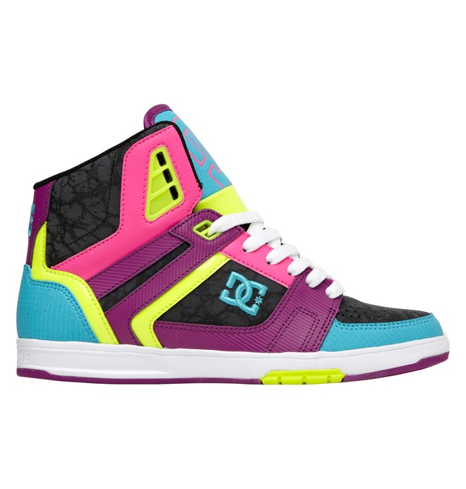 dcshoes, Women's Stance HI Shoes, BLK/FLUORESCENT SHOCKING PINK (0fp) 0 Women's Stance HI Shoes 320182 DC Shoes