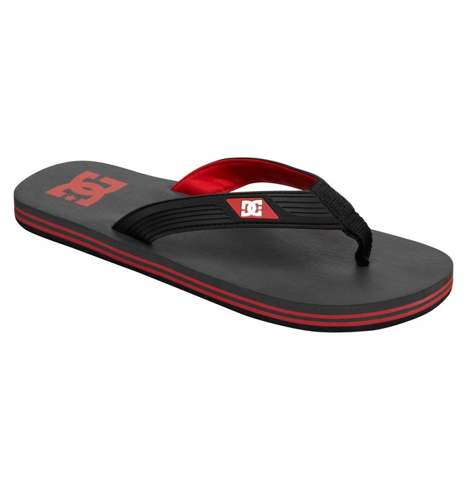 dcshoes, Men's Snap Sandals, BLACK/ATHLETIC RED (bah) 0 Men's Snap Sandals 320185 DC Shoes