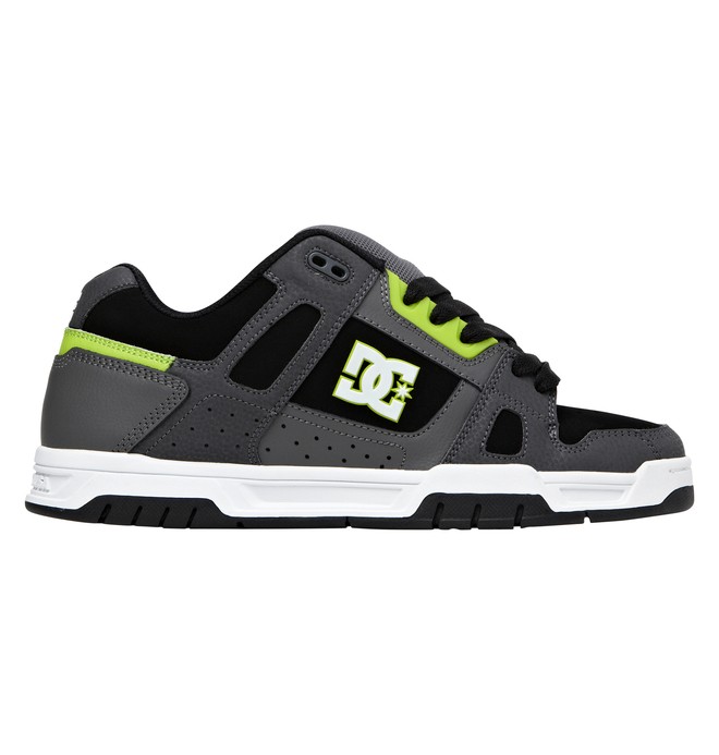 dcshoes, Men's Stag Shoes, DARK SHADOW/BLACK/LIME (skl) 0 Men's Stag Shoes Black 320188 DC Shoes