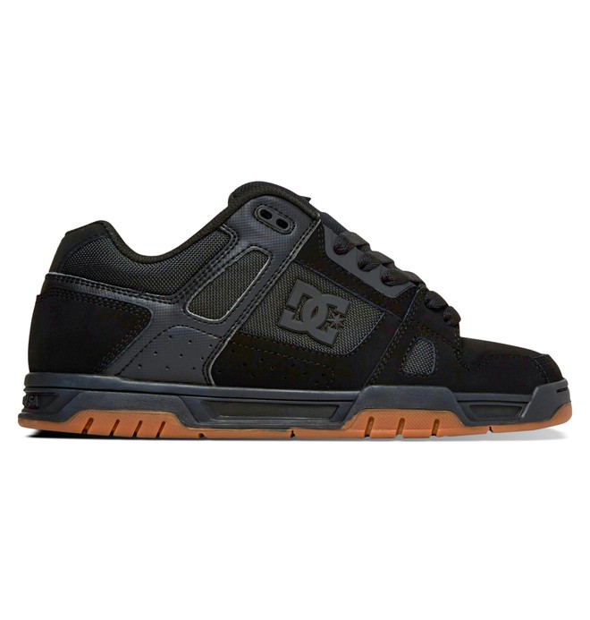 dcshoes, Men's Stag Shoes, BLACK/GUM (bgm) 0 Men's Stag Shoes Black 320188 DC Shoes