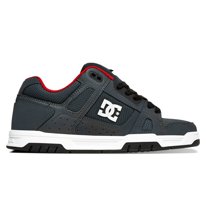 dcshoes, Men's Stag Shoes, GREY/RED (grf) 0 Men's Stag Shoes Grey 320188 DC Shoes