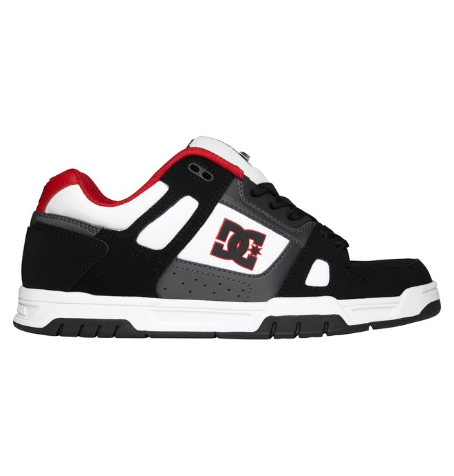 dcshoes, Men's Stag Shoes, BLACK/ATHLETIC RED/W (kaw) 0 Men's Stag Shoes Black 320188 DC Shoes