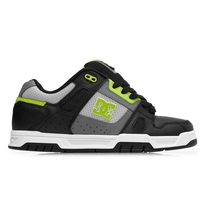 dcshoes, Men's Stag Shoes, BLACK/ARMOR/SOFT LIM (klm) 0 Men's Stag Shoes Green 320188 DC Shoes
