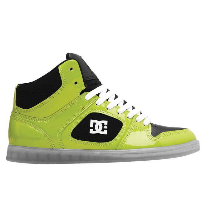 dcshoes, Men's Union Hi SE Shoes, SOFT LIME/WHITE (33w) 0 Men's Union Hi SE Shoes 320263 DC Shoes