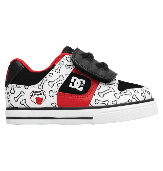 dcshoes, Kid's Pure V Wild Grinders Shoes, BLACK/WHITE/ATHLETIC (bwa) 0 Kid's Pure V Wild Grinders Shoes 320289 DC Shoes