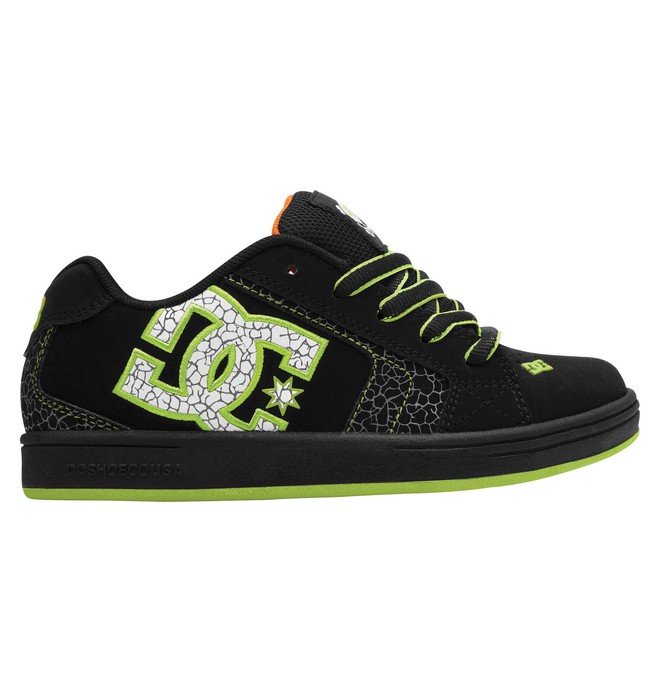 dcshoes, Boys Ken Block Net Shoes, BLACK/SOFT LIME/CITR (lsc) 0 Boys Ken Block Net Shoes 320301B DC Shoes