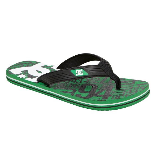 dcshoes, Snap Graffik Sandals, BLACK/GREEN PRINT (0bg) 0 Snap Graffik Sandals 320324 DC Shoes