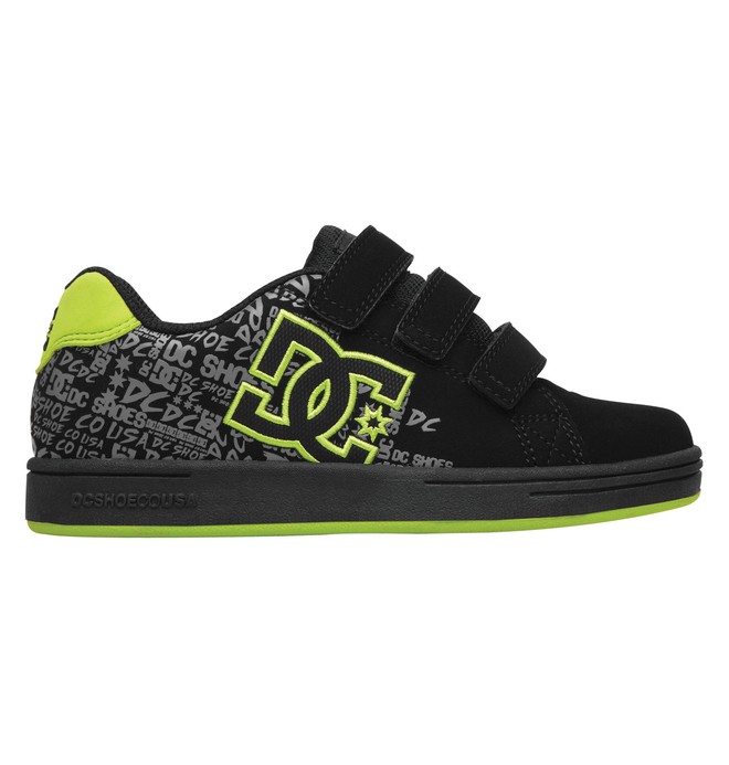 dcshoes, Character V - Chaussures basses, BLACK/LIME (bki) 0 Character V - Chaussures basses 320330B DC Shoes