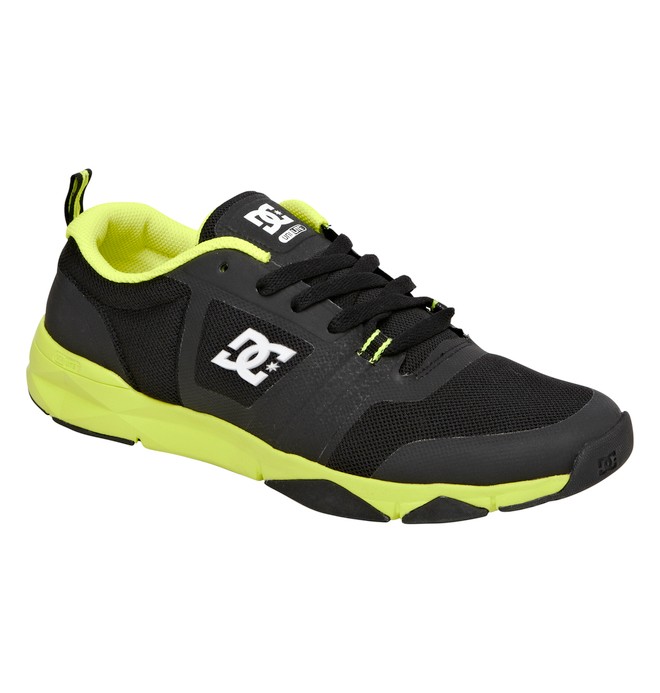 dcshoes, Men's Unilite Flex Trainer Shoes, BLACK/FLUORESCENT YE (bfy) 0 Men's Unilite Flex Trainer Shoes Black 320392 DC Shoes